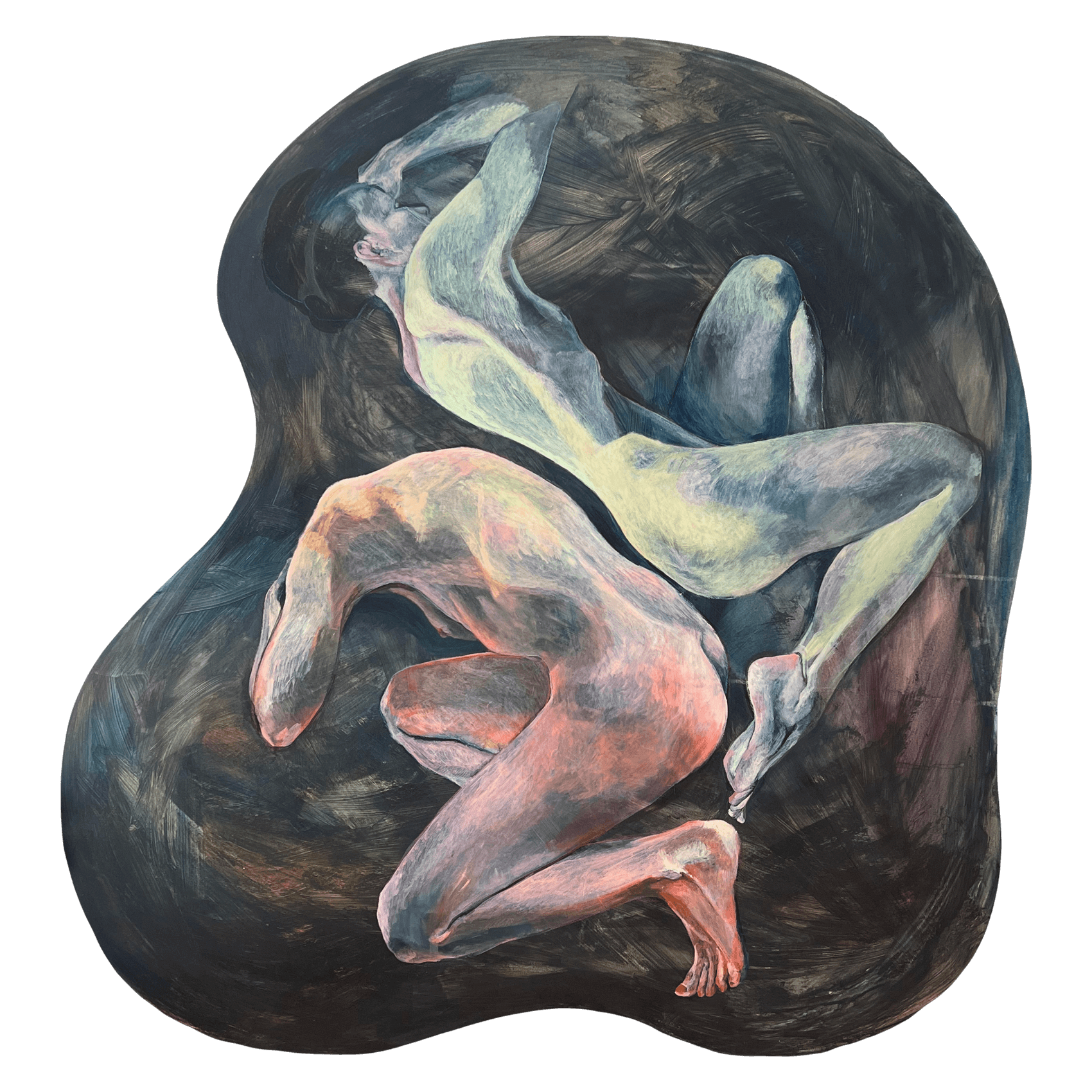 Abeyance [Stan zawieszenia] 2023. 60x122cm. Acrylic on board