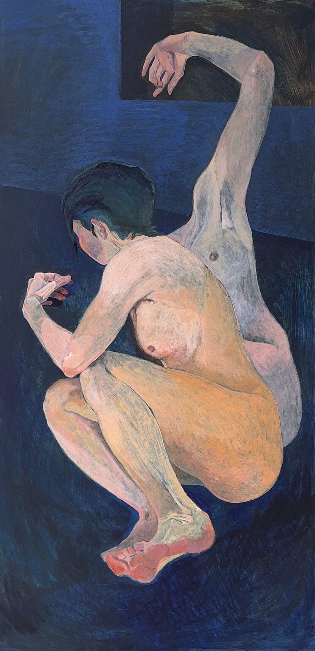 Abeyance [Stan zawieszenia] 2023. 60x122cm. Acrylic on board