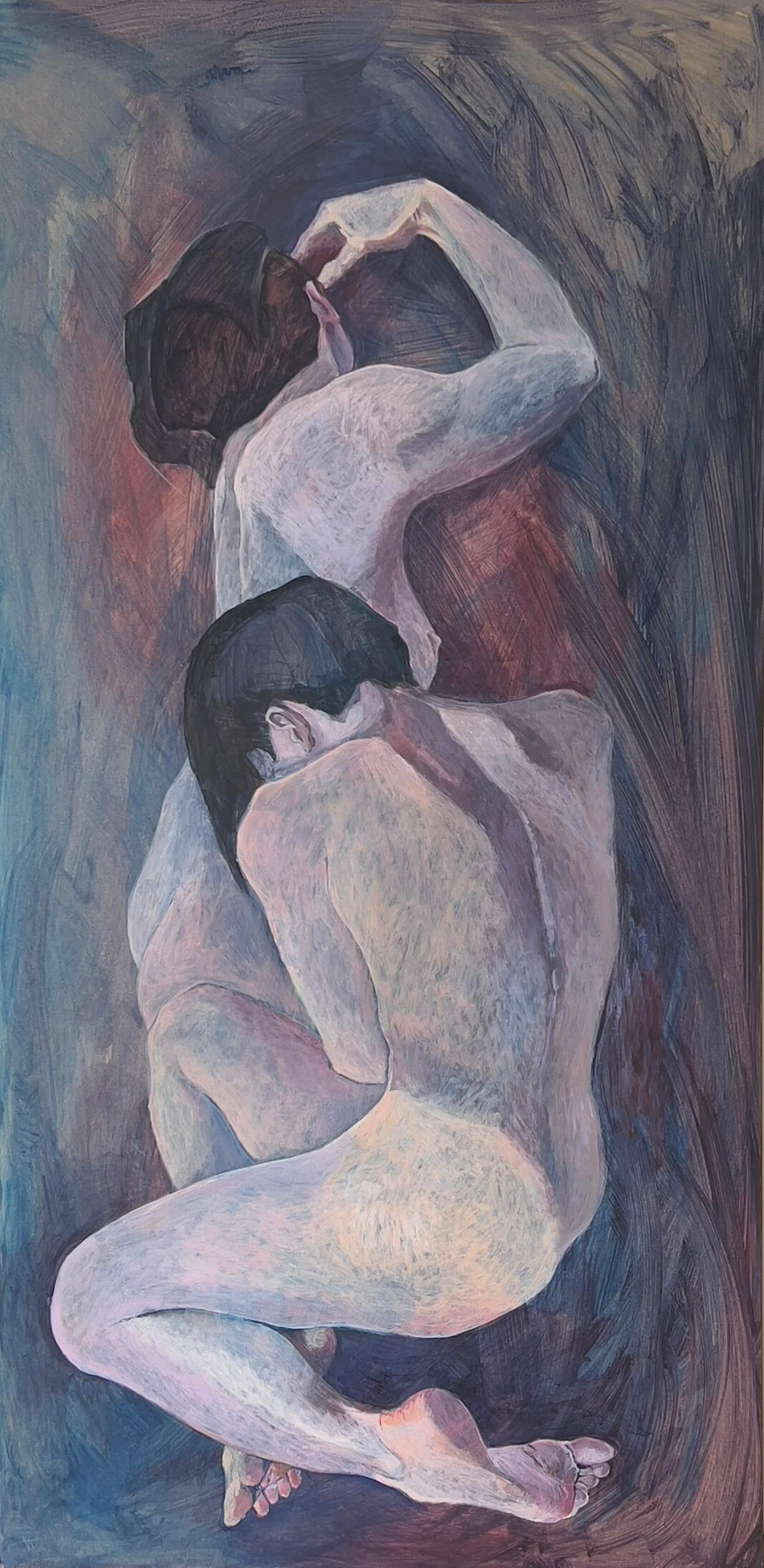 Abeyance [Stan zawieszenia] 2023. 60x122cm. Acrylic on board